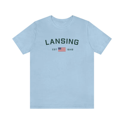 'Lansing EST 1848' T-Shirt | Unisex Standard Fit