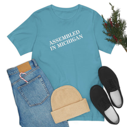 'Assembled in Michigan' T-Shirt | Unisex Standard Fit