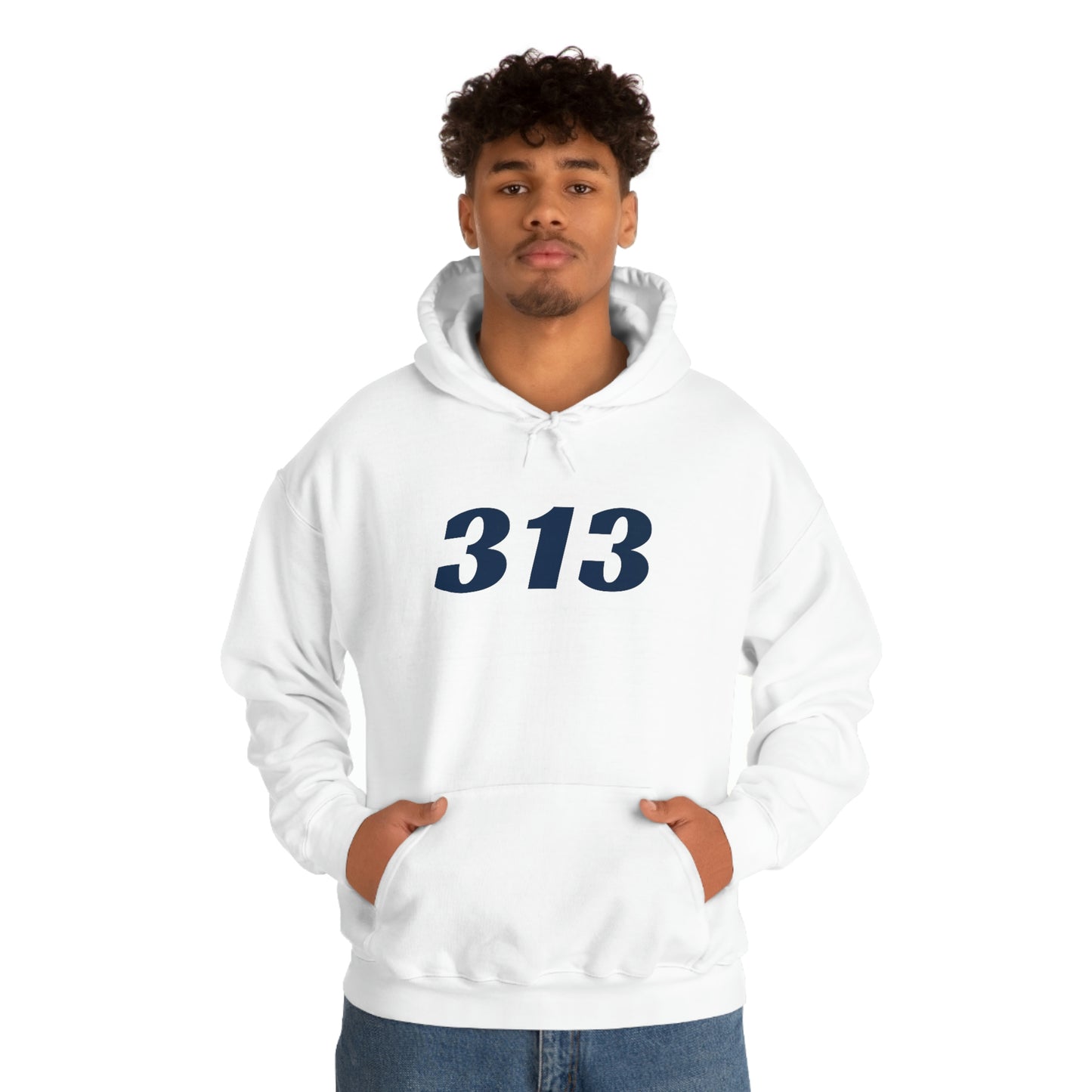 Detroit '313' Hoodie (Racing Font) | Unisex Standard