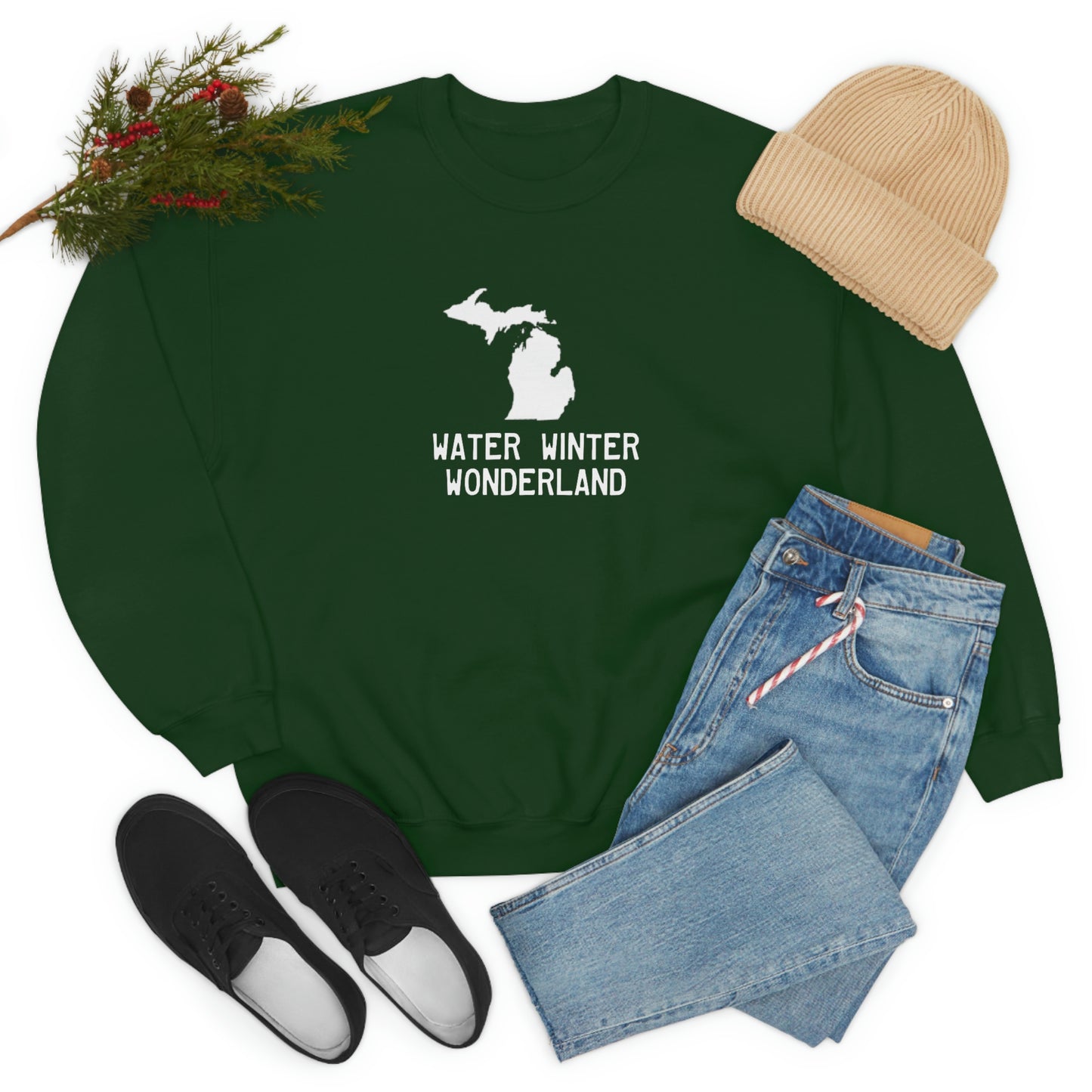 Michigan 'Water Winter Wonderland' Sweatshirt | Unisex Standard