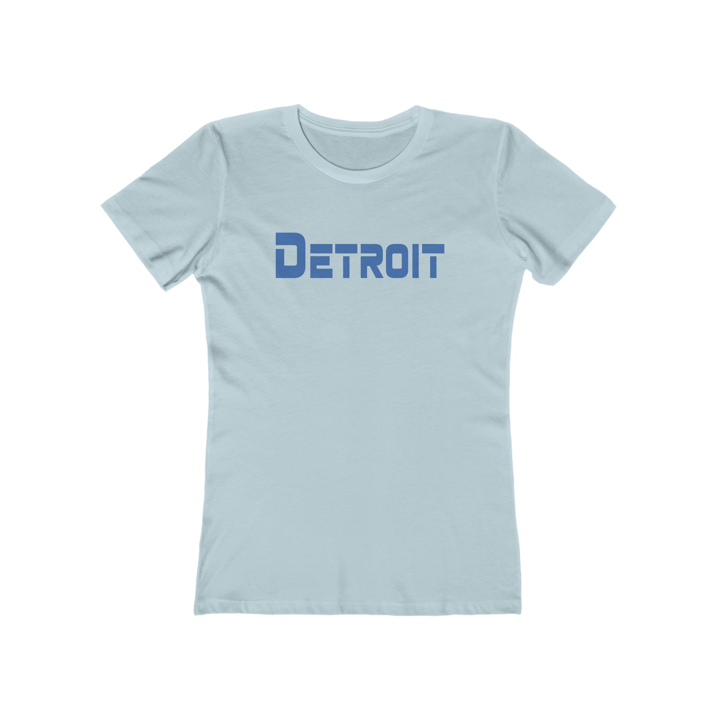 'Detroit' T-Shirt (1980s Sci-Font Font) | Women's Boyfriend Cut