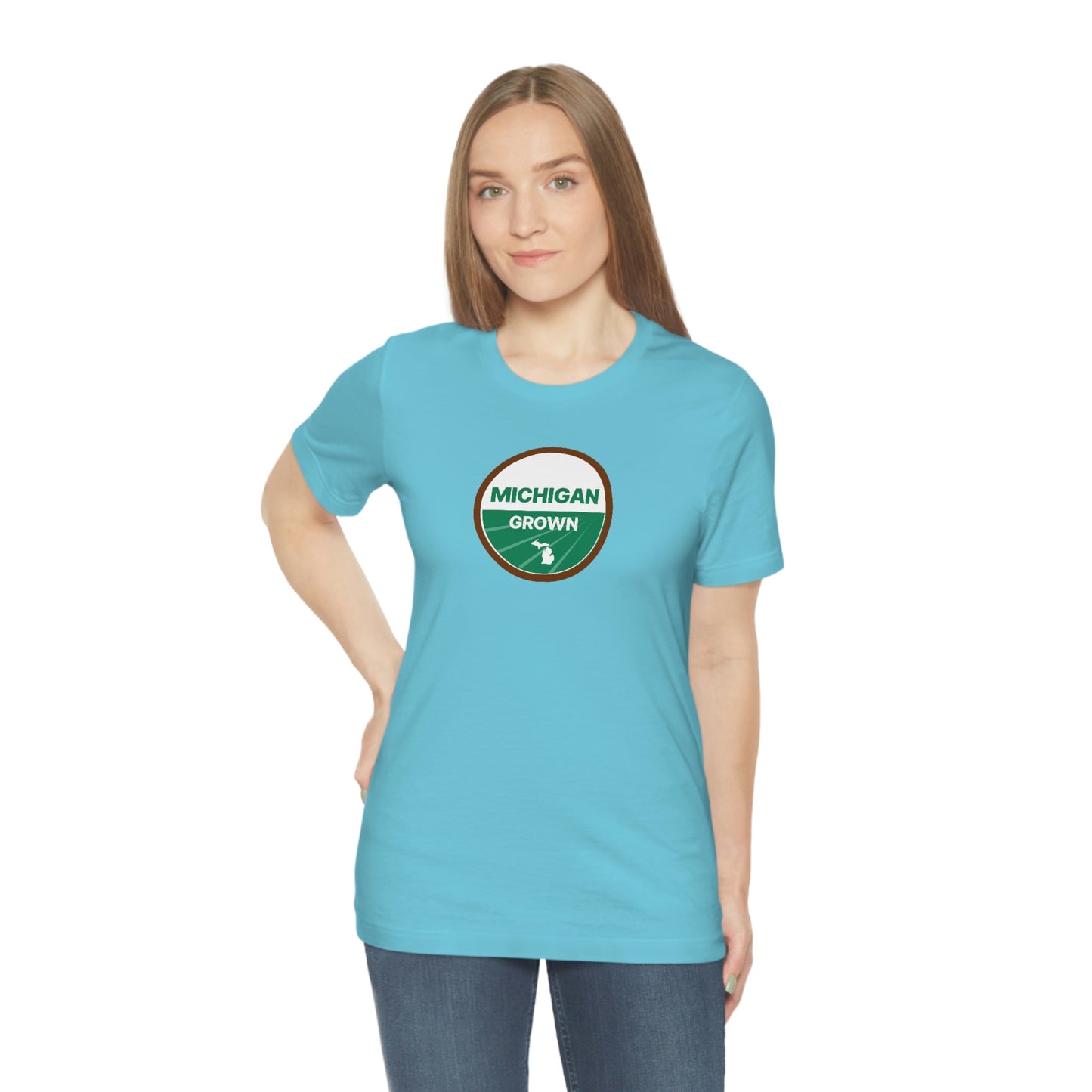 'Michigan Grown' T-Shirt (Agricultural Certification Parody) | Unisex Standard Fit