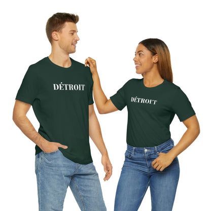 'Détroit' T-Shirt (Didone Font) | Unisex Standard Fit