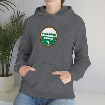 'Michigan Grown' Hoodie (Agricultural Certification Parody) | Unisex Standard