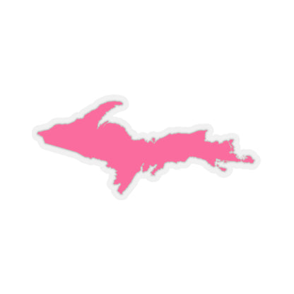 Michigan Upper Peninsula Kiss-Cut Sticker (w/ Pink UP Outline)