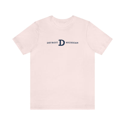 'Detroit Michigan' T-Shirt (w/ Old French D) | Unisex Standard Fit