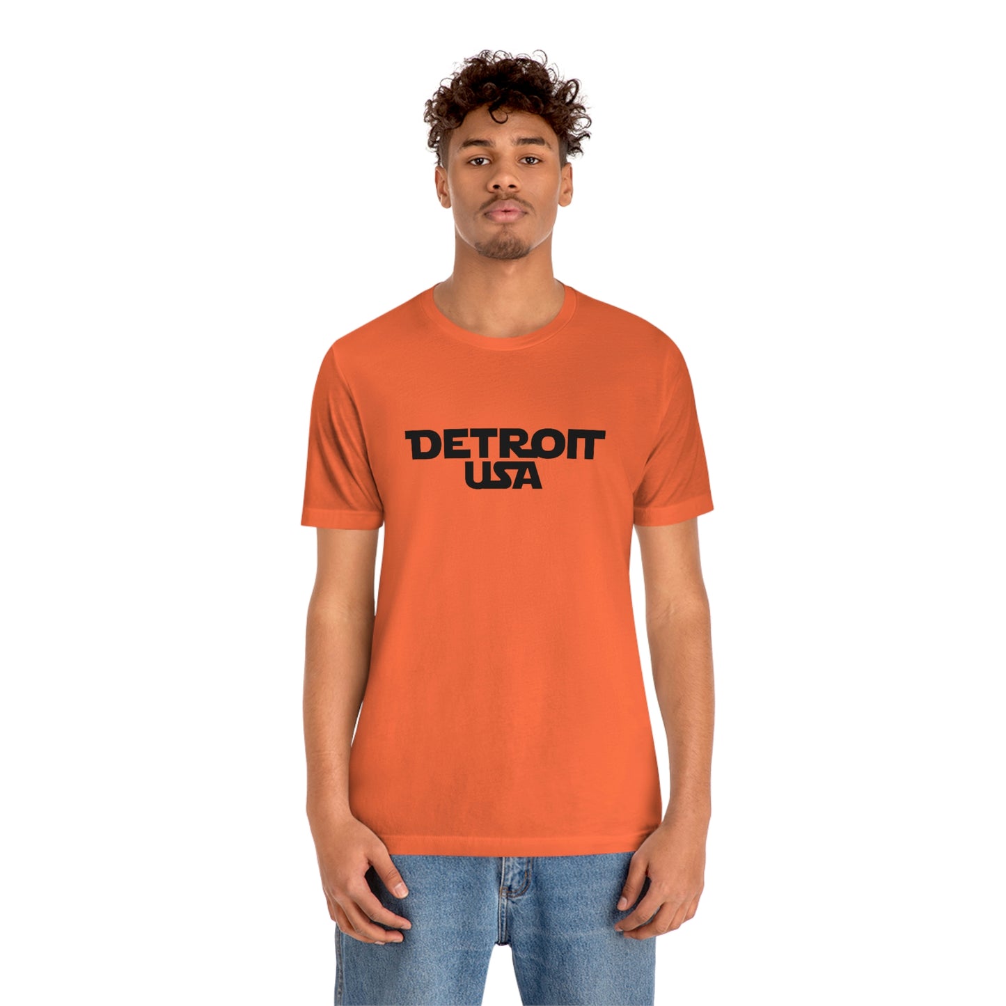 'Detroit USA' T-Shirt (1970s Epic Sci-Fi Parody) | Unisex Standard Fit