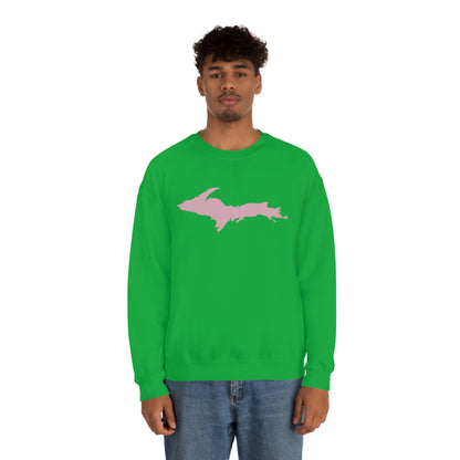 Michigan Upper Peninsula Sweatshirt (w/ Pink UP Outline) | Unisex Standard