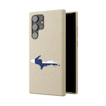 Michigan Upper Peninsula Biodegradable Phone Cases (w/ UP Finland Flag Outline) | Samsung Android