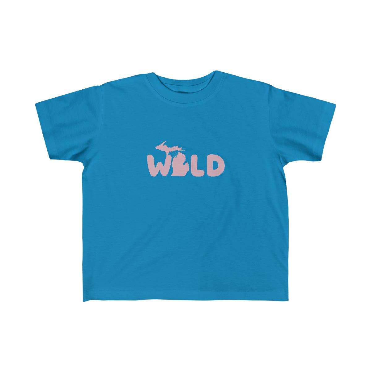 Michigan 'Wild' T-Shirt (Rounded Children's Font) | Toddler Short Sleeve - Circumspice Michigan