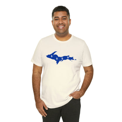 Michigan Upper Peninsula T-Shirt (w/ UP Quebec Flag Outline) | Unisex Standard Fit