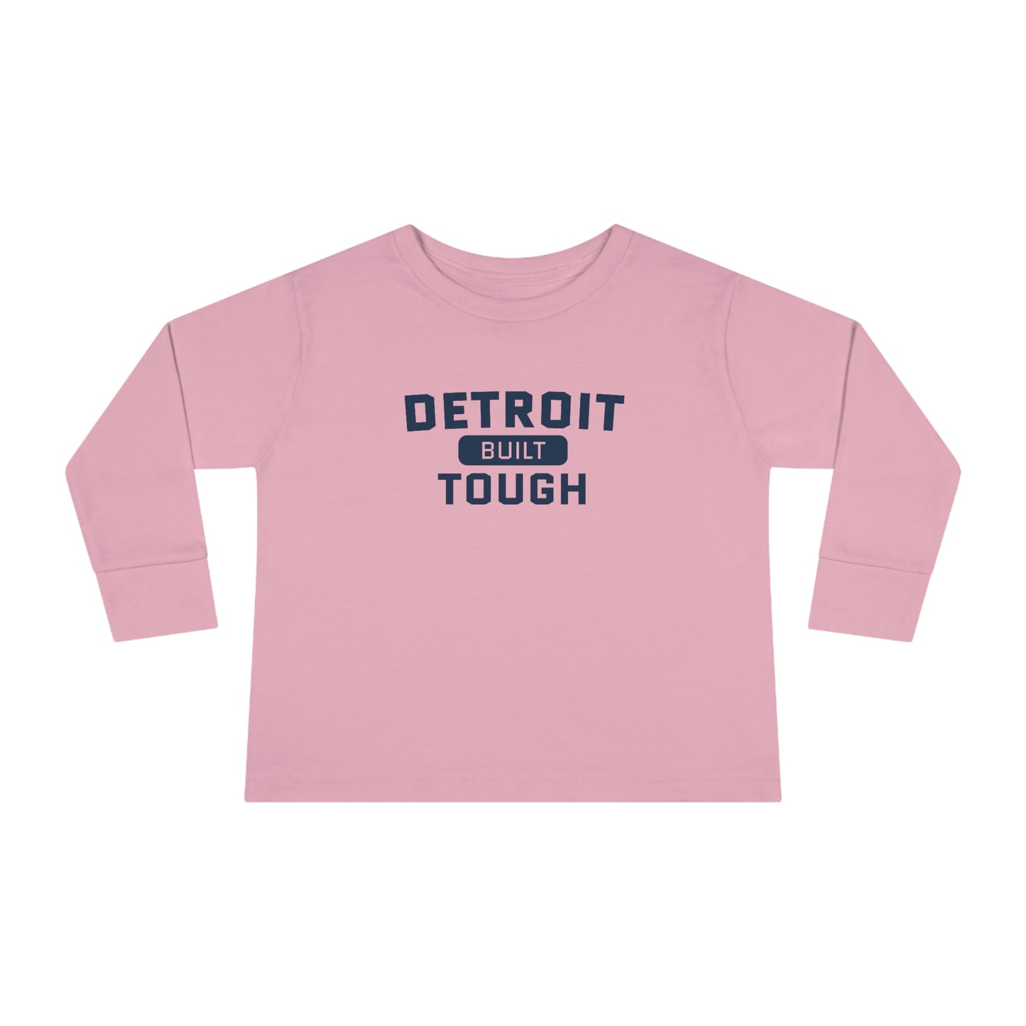 'Built Detroit Tough'' Parody T-Shirt | Toddler Long Sleeve