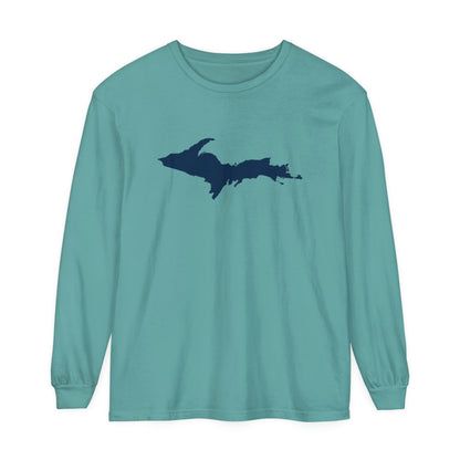 Michigan Upper Peninsula Garment-Dyed T-Shirt | Unisex Long Sleeve