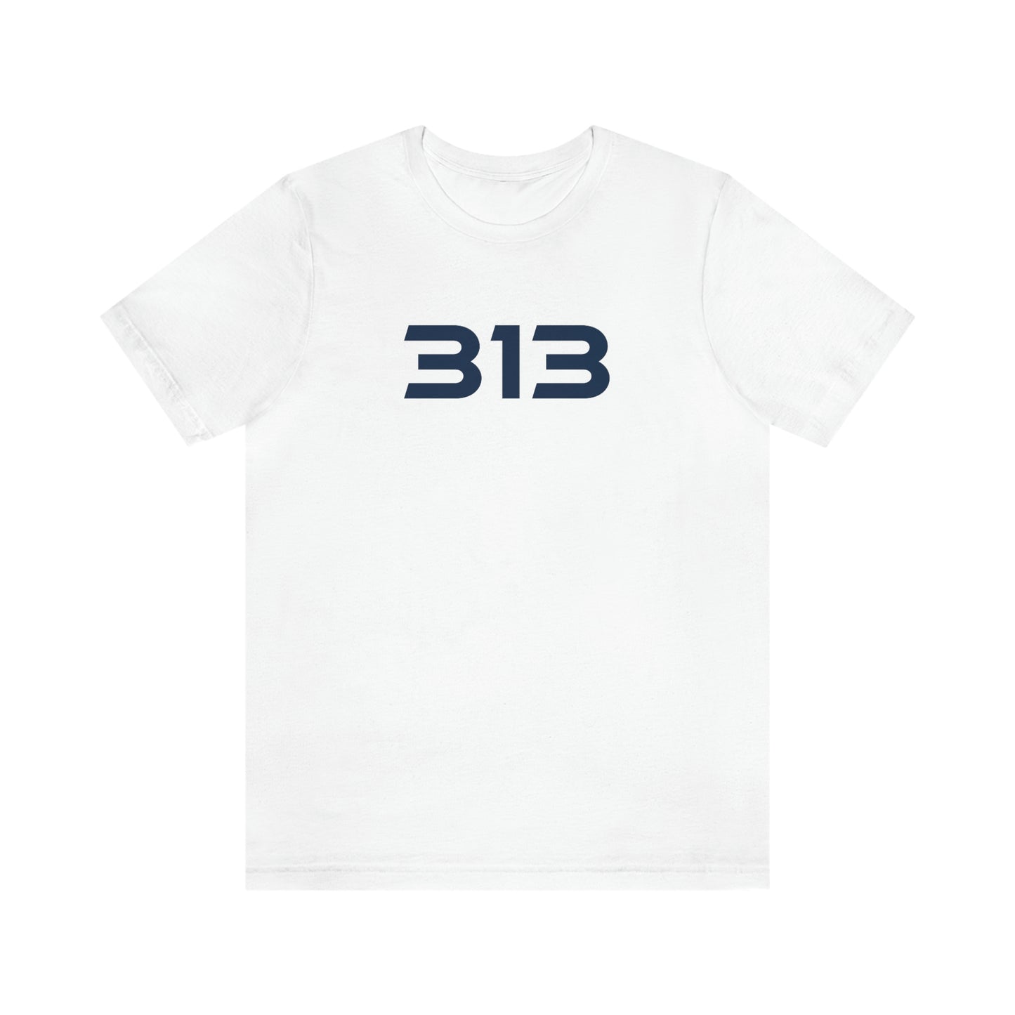 Detroit '313' T-Shirt (Futuristic Sans Font) | Unisex Standard Fit