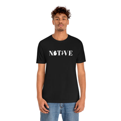 Michigan 'Native' T-Shirt (Didone Font) | Unisex Standard Fit