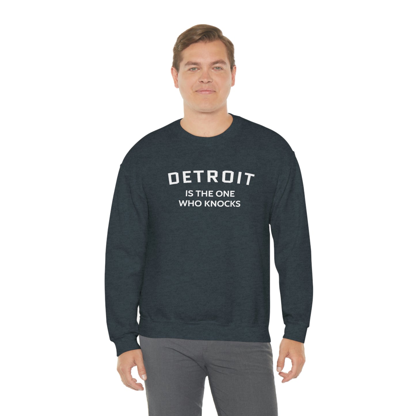 'Detroit is the One Who Knocks' Sweatshirt | Unisex Standard