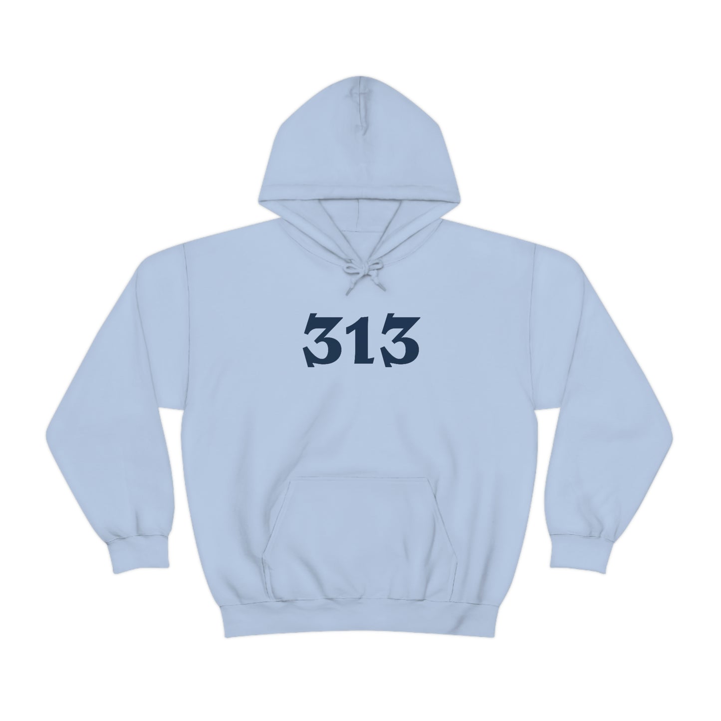 Detroit '313' Hoodie (Angry Serif Font) | Unisex Standard