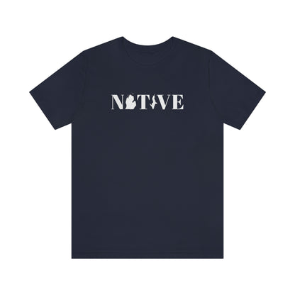 Michigan 'Native' T-Shirt (Didone Font) | Unisex Standard Fit