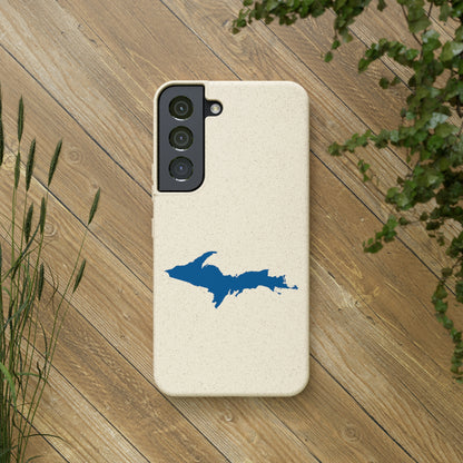 Michigan Upper Peninsula Biodegradable Phone Cases (w/ Azure UP Outline) | Samsung Android