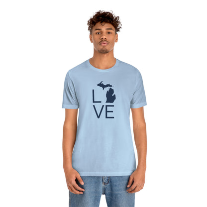 Michigan 'Love' T-Shirt (Thin Sans Font) | Unisex Standard Fit