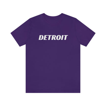 'Detroit' T-Shirt (Racing Font) | Unisex Standard Fit