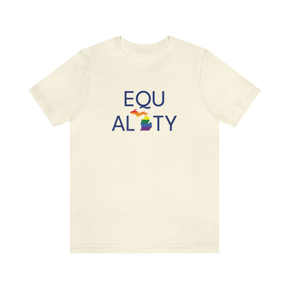 'Equality' Michigan LGBTQ Pride T-Shirt | Unisex Standard Cut