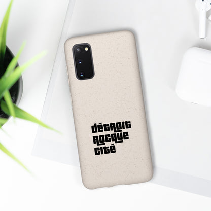 'Détroit Rocque Cité' Phone Cases (1970s Font) | Android & iPhone