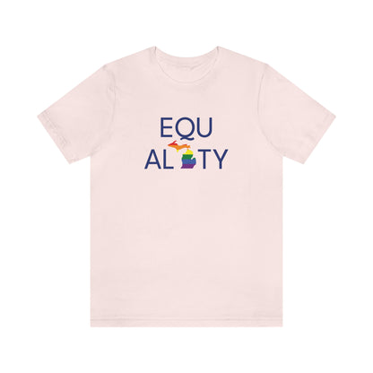 'Equality' Michigan LGBTQ Pride T-Shirt | Unisex Standard Cut