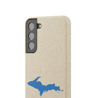 Michigan Upper Peninsula Biodegradable Phone Cases (w/ Azure UP Outline) | Samsung Android