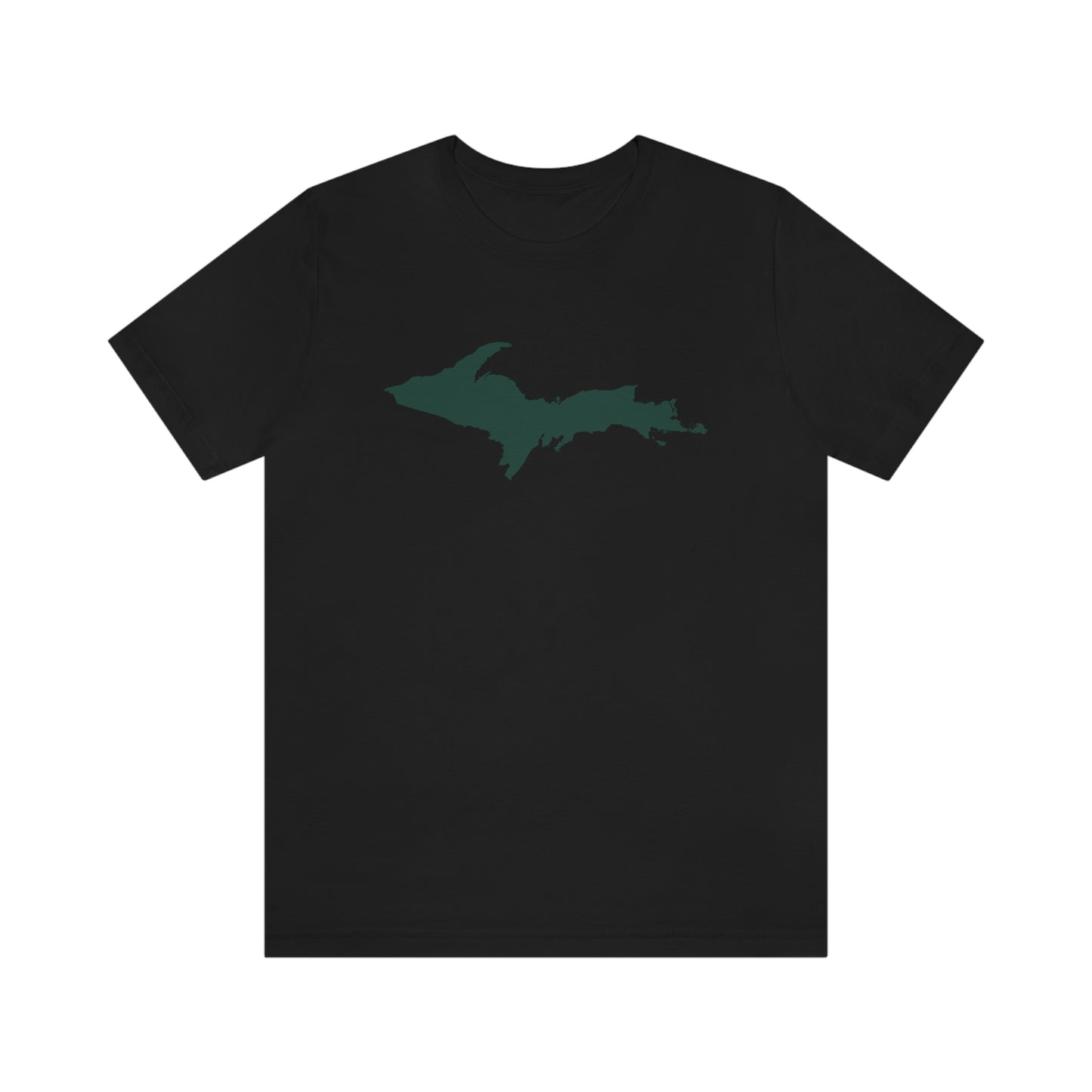 Michigan Upper Peninsula T-Shirt (w/ Green UP Outline) | Unisex Standard Fit