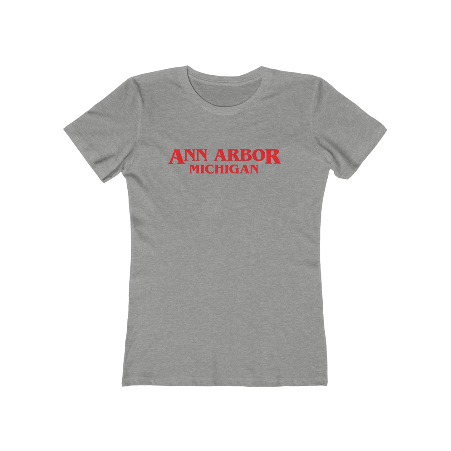 'Ann Arbor Michigan' T-Shirt (1980's Drama Parody) | Women's Boyfriend Cut