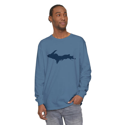 Michigan Upper Peninsula Garment-Dyed T-Shirt | Unisex Long Sleeve