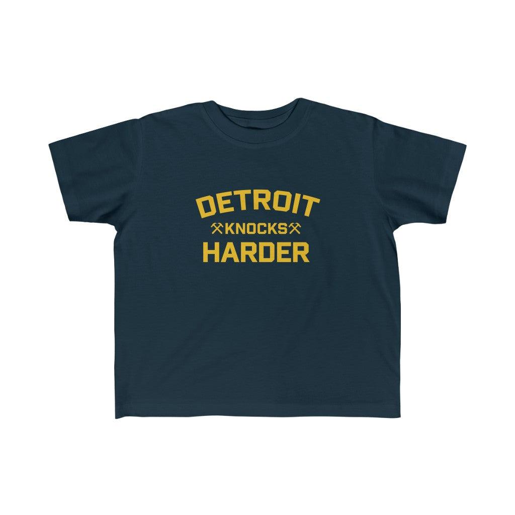 'Detroit Knocks Harder' T-Shirt | Toddler Short Sleeve - Circumspice Michigan