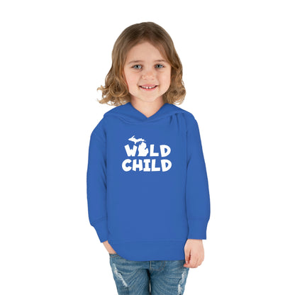 Michigan 'Wild Child' Hoodie (Whimsical Sans Font) | Unisex Toddler