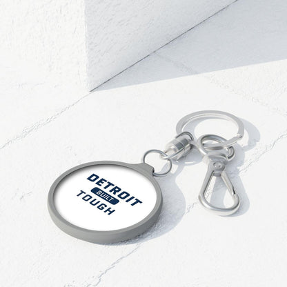 'Built Detroit Tough' Keyring - Circumspice Michigan