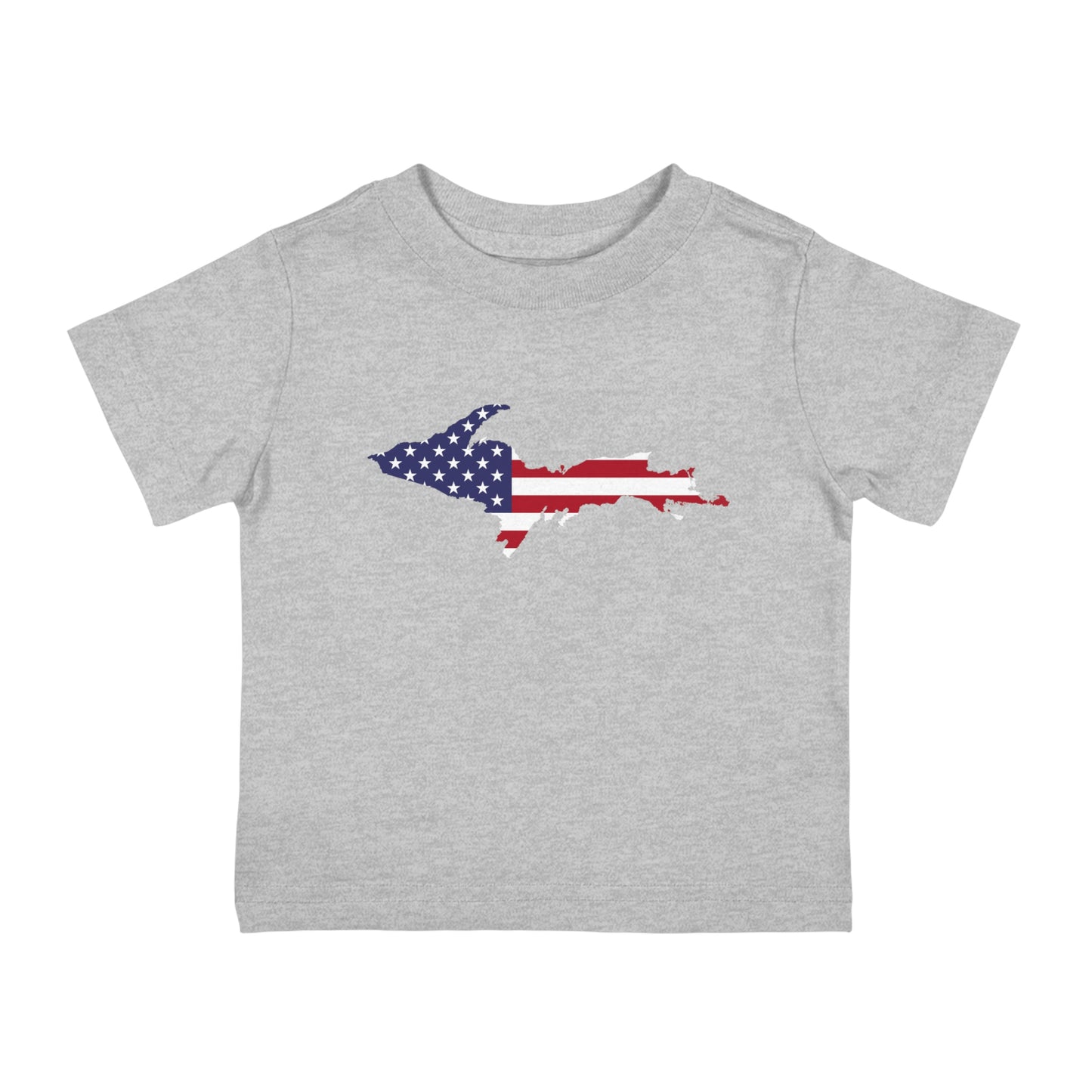 Michigan Upper Peninsula Infant T-Shirt (w/ UP USA Flag Outline) | Short Sleeve