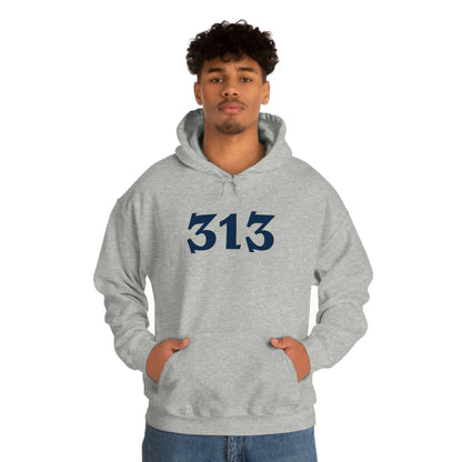 Detroit '313' Hoodie (Angry Serif Font) | Unisex Standard