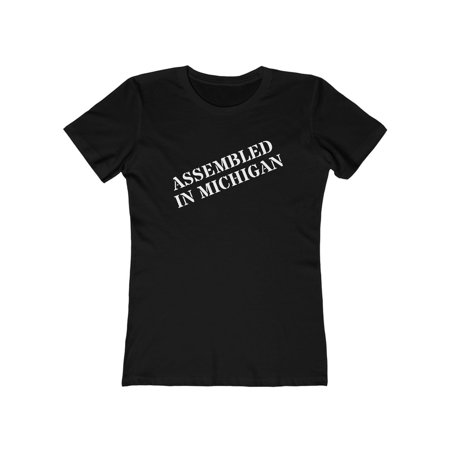 'Assembled in Michigan' T-Shirt  | Women's Boyfriend Cut