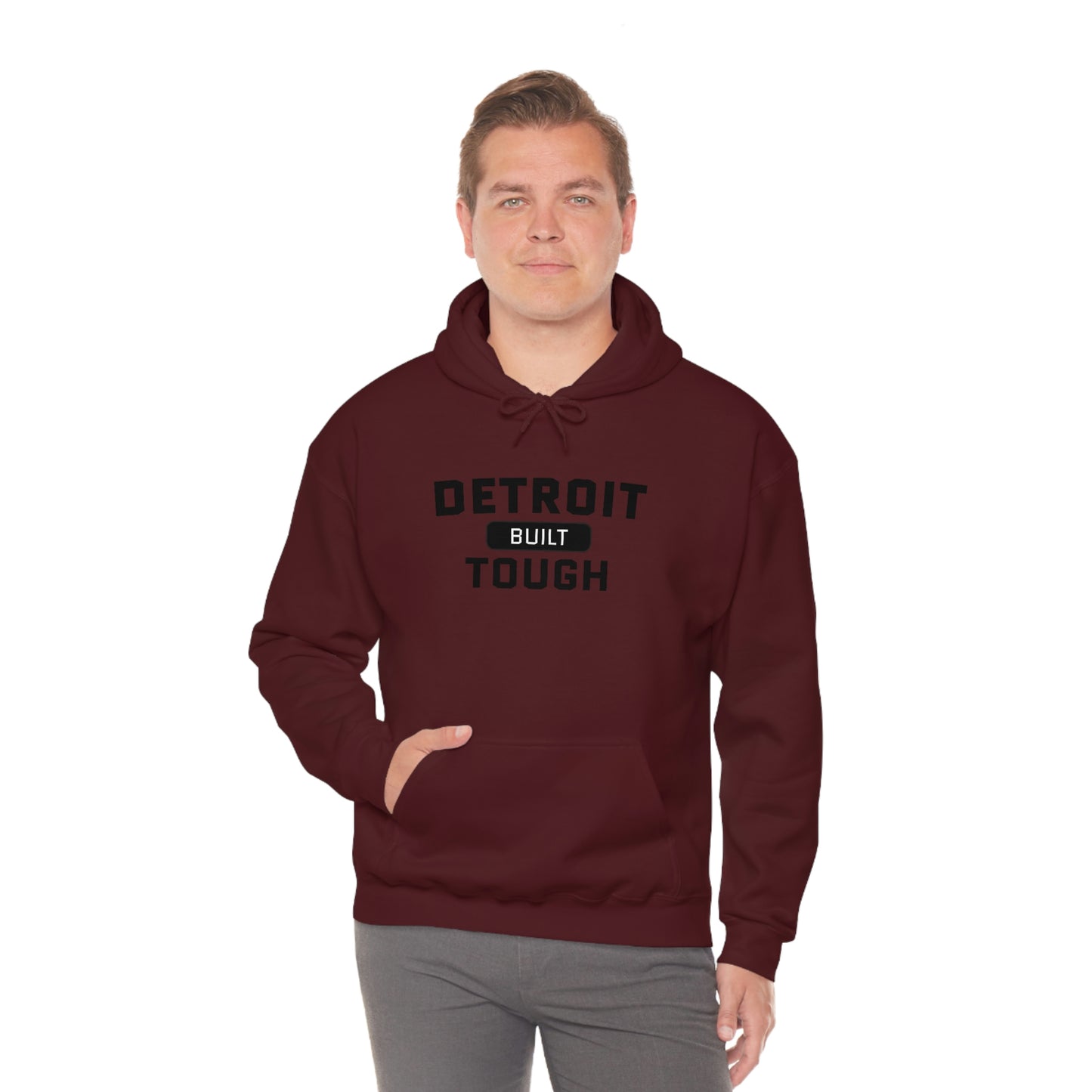 'Built Detroit Tough' Hoodie | Unisex Standard