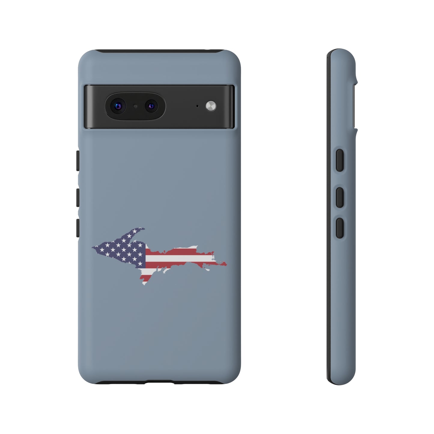 Michigan Upper Peninsula Tough Phone Case (B-24 Liberator w/ UP USA Flag Outline) | Samsung & Pixel Android