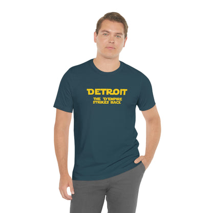 'Detroit the D'Empire Strikes Back' T-Shirt (1970s Sci-Fi Parody) | Unisex Standard Fit