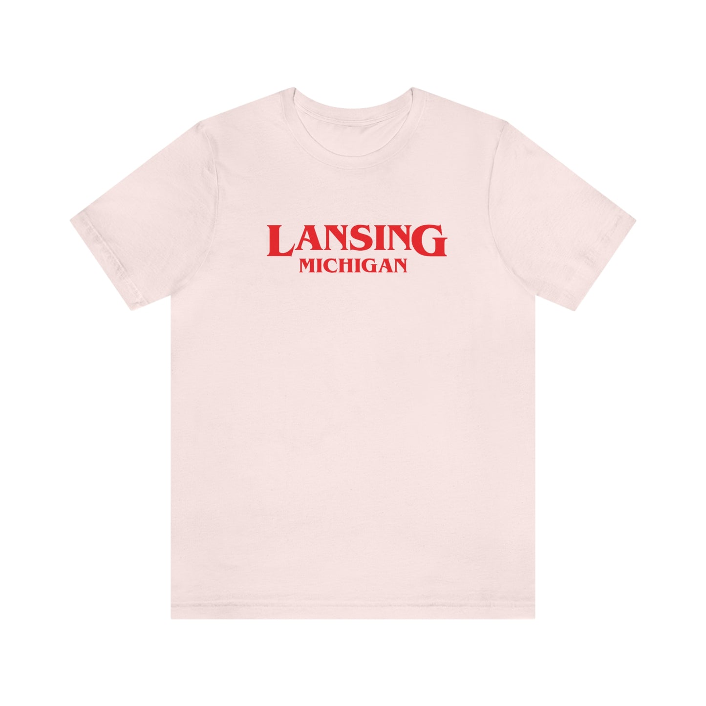 'Lansing Michigan' ' T-Shirt (1980s Drama Parody) | Unisex Standard Fit