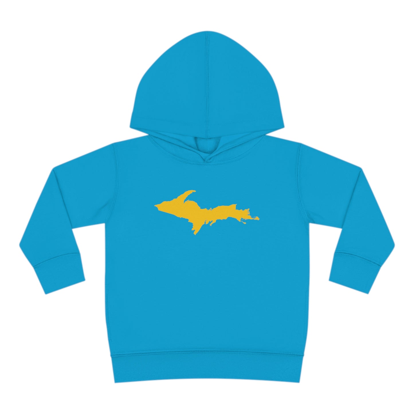 Michigan Upper Peninsula Hoodie (w/ Gold UP Outline) | Unisex Toddler