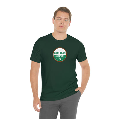 'Michigan Grown' T-Shirt (Agricultural Certification Parody) | Unisex Standard Fit