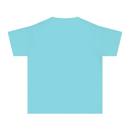 Michigan Upper Peninsula T-Shirt (w/ UP Ukraine Flag Outline) | Youth Garment-Dyed