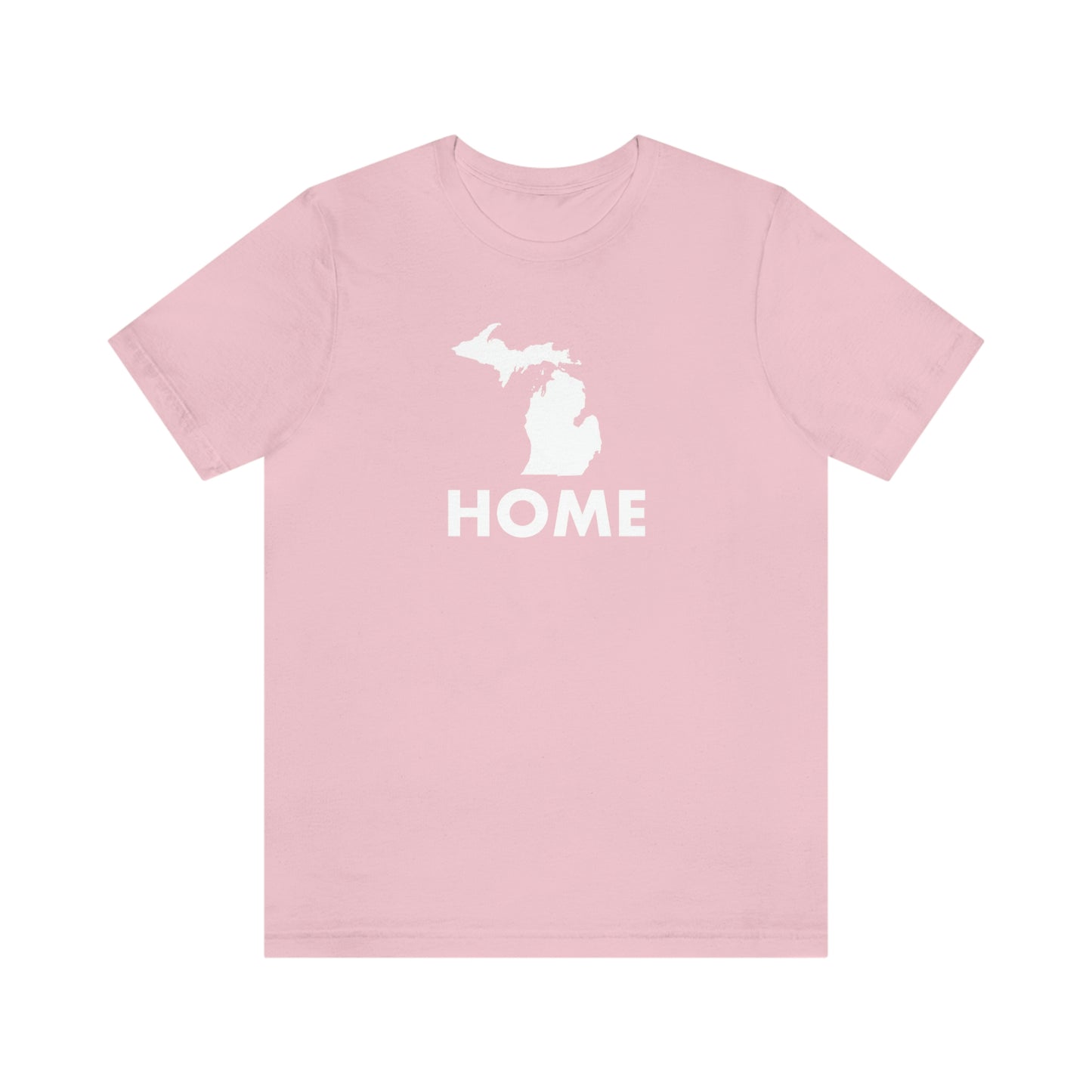 Michigan 'Home' T-Shirt (Geometric Sans Font) | Unisex Standard Fit