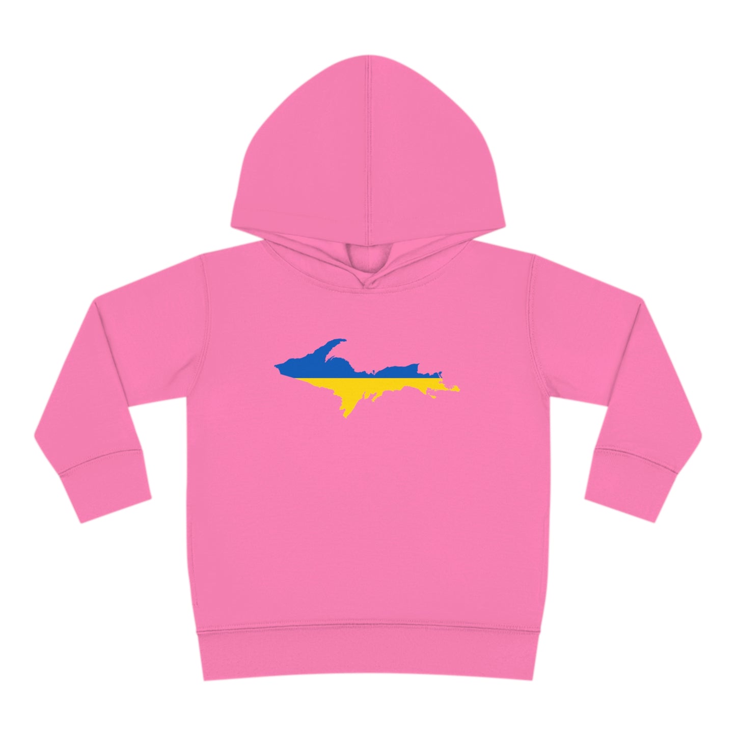 Michigan Upper Peninsula Hoodie (w/ UP Ukraine Flag Outline) | Unisex Toddler