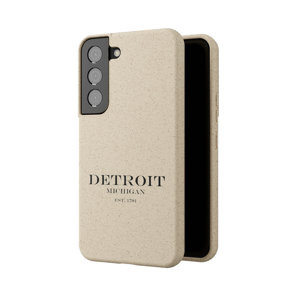 'Detroit Est. 1701' Phone Cases (Black Color) | Android & iPhone