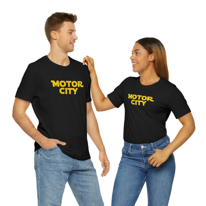 'Motor City' T-Shirt (1970s Epic Sci-Fi Parody) | Unisex Standard Fit