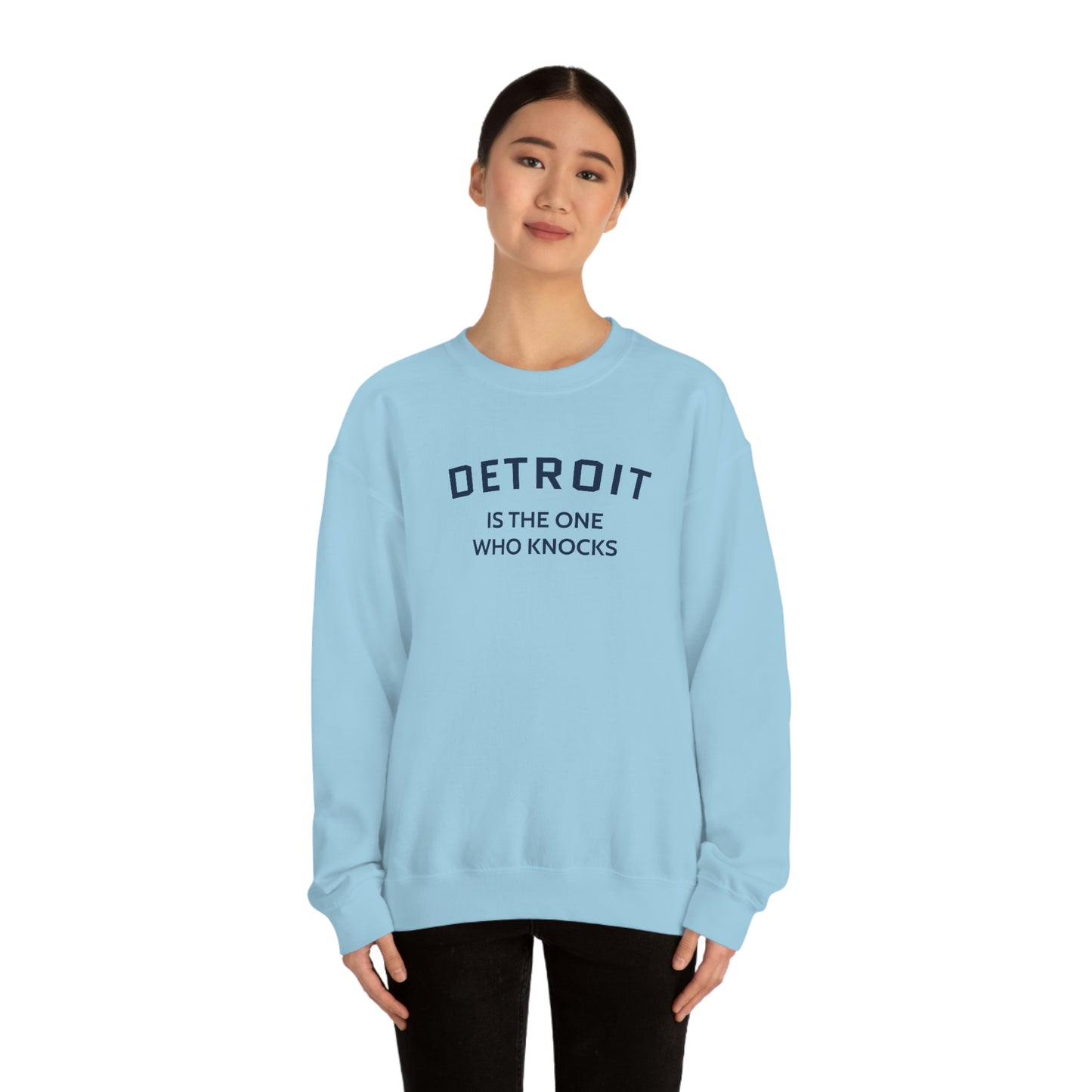 'Detroit is the One Who Knocks' Sweatshirt | Unisex Standard